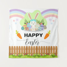 Happy Pâques mignonne Couleur Pastel fond
