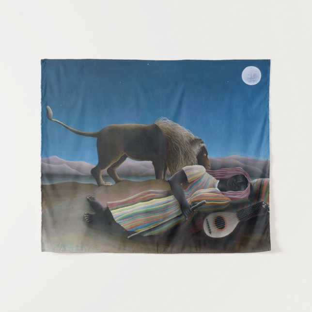 Tenture Henri Rousseau - Les Tziganes qui dorment (Devant (Horizontal))