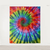 Hippy Tie Dye 60s Retro Colorful Boho