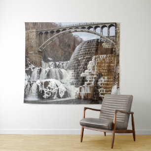 Tenture Hiver, barrage de Croton