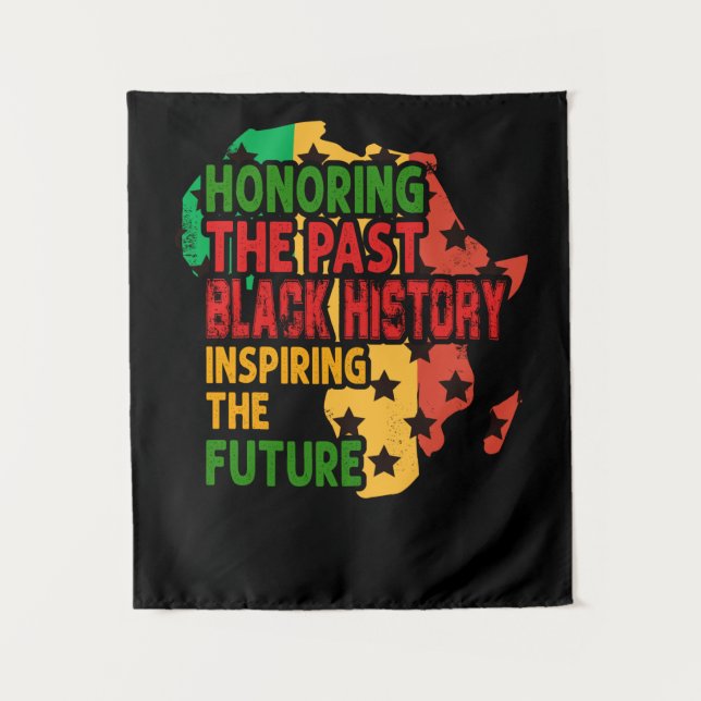 Tenture Honorer L'Histoire Noire Passée Inspirer Le Futu (Devant)