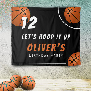 Tenture Hoop it up Basketball Sports Anniversaire de enfan