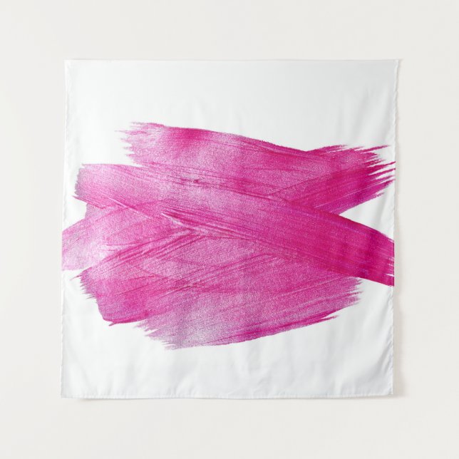 Tenture Huile rose chatoyante : Aquarelle Abstraite (Devant)