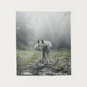 Tenture Husky Sibérien Blanc