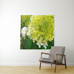 Tenture Hydrangea Limelight Vert Chartreuse Élégant