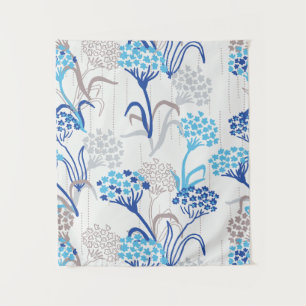 Tenture Hydrangée légère et aérée Motif floral