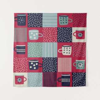 Tenture Hygge scandinave : Mélange Motif rustique