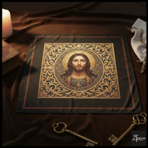 Tenture Icône sacrée dorée - Jésus