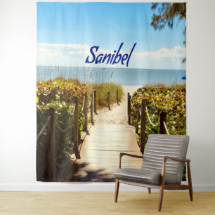 Tenture Île de Sanibel Floride Plage Océan