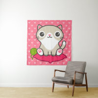 Illustration Cute Kitty
