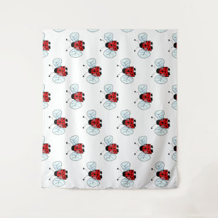 Tenture Illustration de coccinelle mignonne