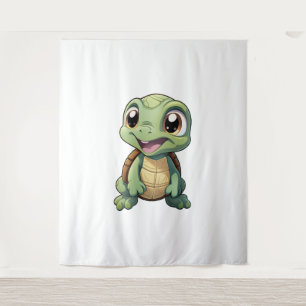 Tenture Illustration de tortue caricaturale