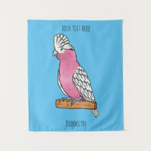 Tenture Illustration d'oiseau de Galah