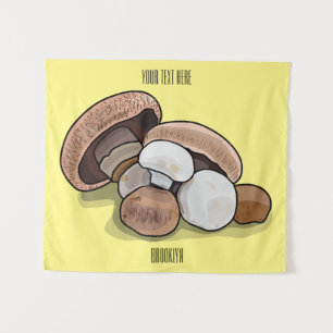 Tenture Illustration d'un champignon