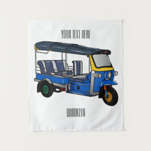 Tenture Illustration Tuk tuk