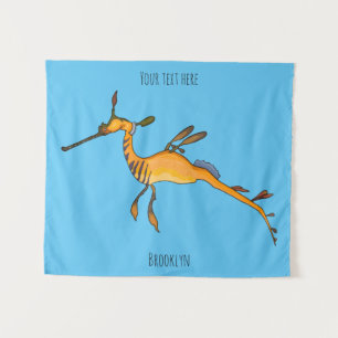 Tenture Illustration Weedy seadragon