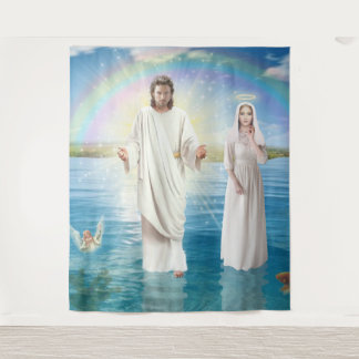 Tenture Image d'icône représentant Jésus Christ