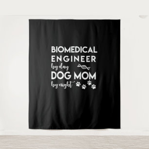 Tenture Ingénieur biomédical Chien Maman Amoureux des chie