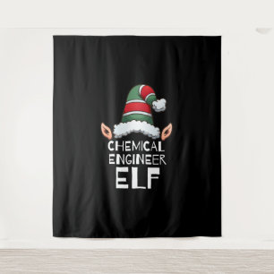 Tenture Ingénieur chimique Elf Noël vacances Noël