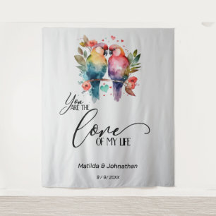 Tenture Inséparables. Tu es l'amour de ma vie !