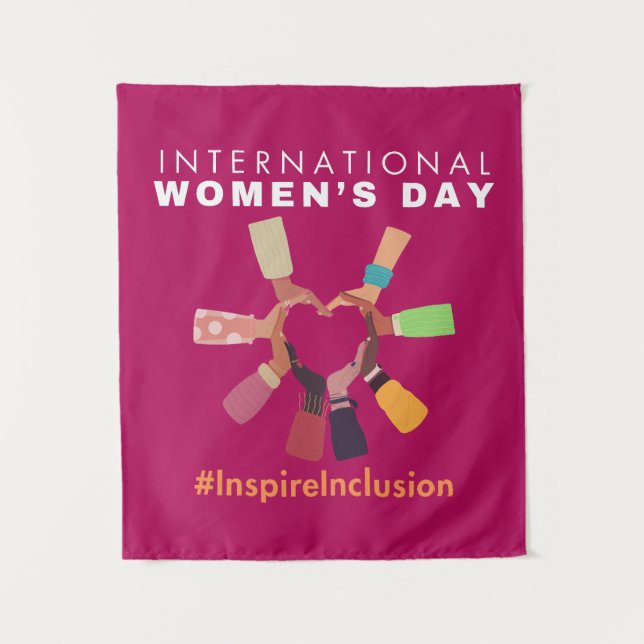 Tenture Inspirer l'inclusion Journée internationale de la  (Devant)