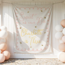 Invitation d'anniversaire d'abeille - Douce comme