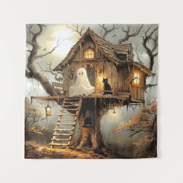 Tenture Invités de minuit au Lantern Tree (Devant)