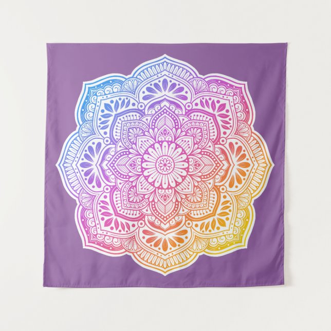 Tenture Iris Mandala Tapestry (Devant)