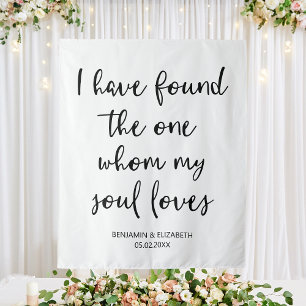 Tenture J'ai Trouvé Le Décor De Mariage Personnalisé