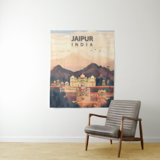 Tenture Jaipur - La ville rose royale de l'Inde