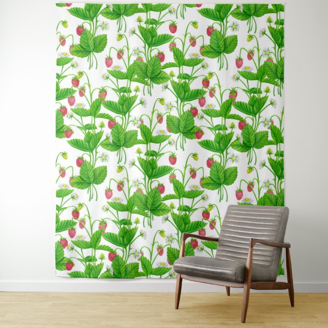 Tenture Jardin aux fraises (En situation)