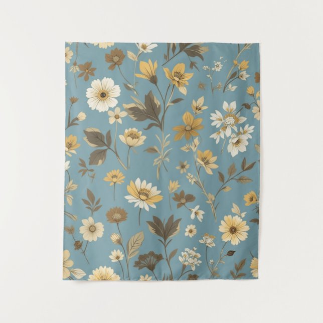 Tenture Jardin Bleu (Devant)