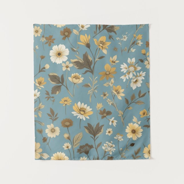 Tenture Jardin Bleu (Devant)