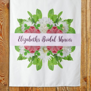 Tenture Jardin Dahlia Baby Shower Mariage