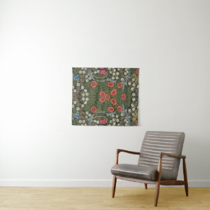 Tenture Jardin Fleur Classique de Prunellier de William Mo