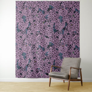 Tenture Jardin Violet Lilac