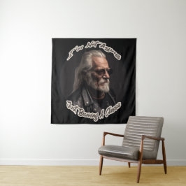 Tenture Je ne vieillis pas juste en devenant un classique