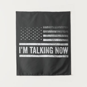 Tenture Je parle maintenant du débat présidentiel de Trump