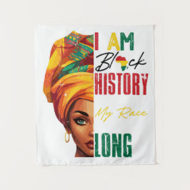 Tenture Je suis Noir Histoire