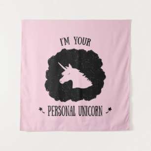 Tenture Je suis votre licorne personnelle