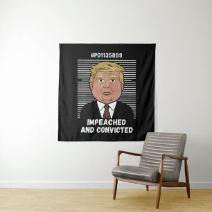 Tenture Je vote pour le criminel condamné pro Trump 2024