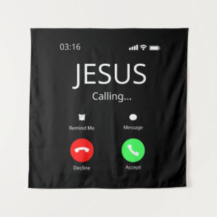 Tenture Jésus Appelle - Chrétien