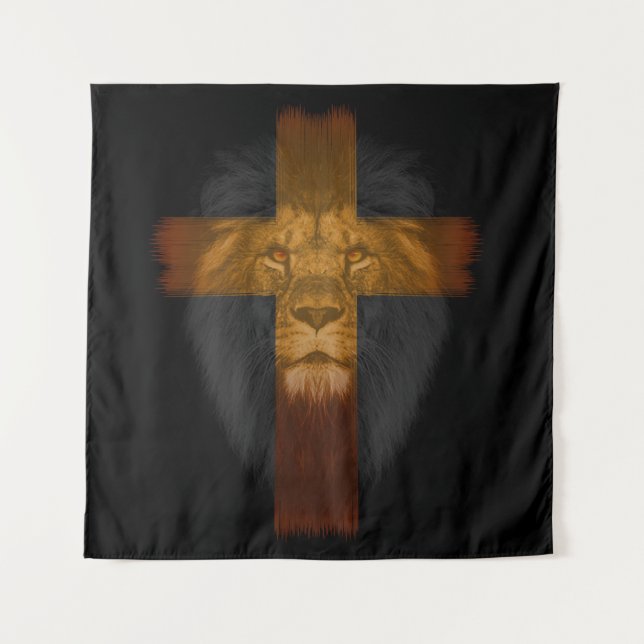 Tenture Jésus Lion de Juda Tapestry (Devant)