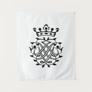 Tenture Johann Sebastian Bach Crest Monogramme Insignia