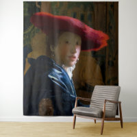 Johannes Vermeer - Fille avec un Casquette rouge