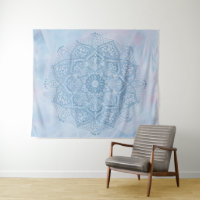 Joli bleu Sacré Lotus Fleur Fleur de fleurs Mandal