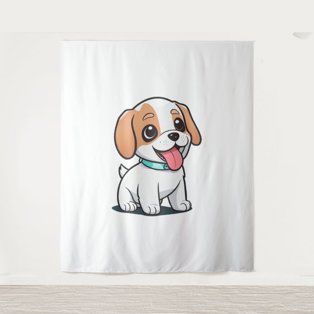 Tenture Joli chiot (Devant)