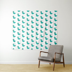 Tenture Joli oiseau bleu