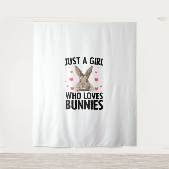 Tenture Jolie Conception Bunny Pour Filles Femmes Lapin Cô (Devant)