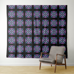 Tenture Jolie couleur violet Mandala Mystique